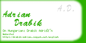 adrian drabik business card